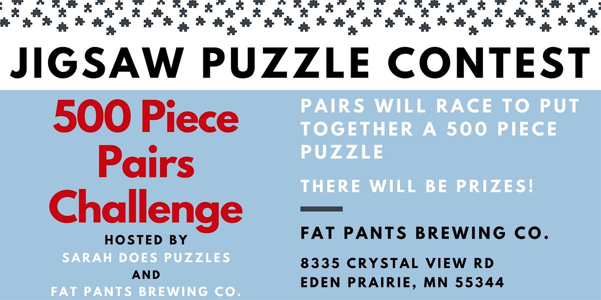 CHALLENGE Pairs Jigsaw Puzzle Contest at Fat Pants Brewing Co - Oct 2025