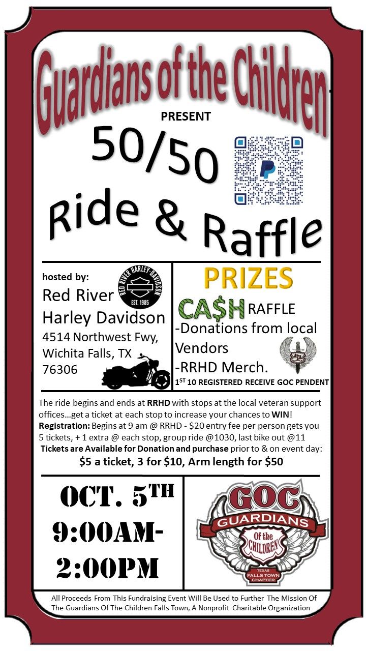 RRHD 50\/50 Benefit Ride