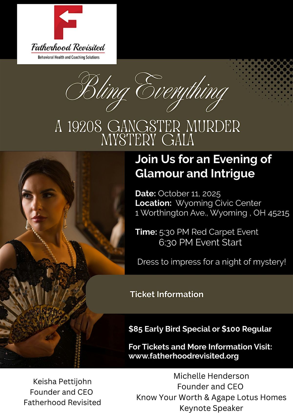 Bling Everything: 1920s Gangster M**der Mystery Dinner