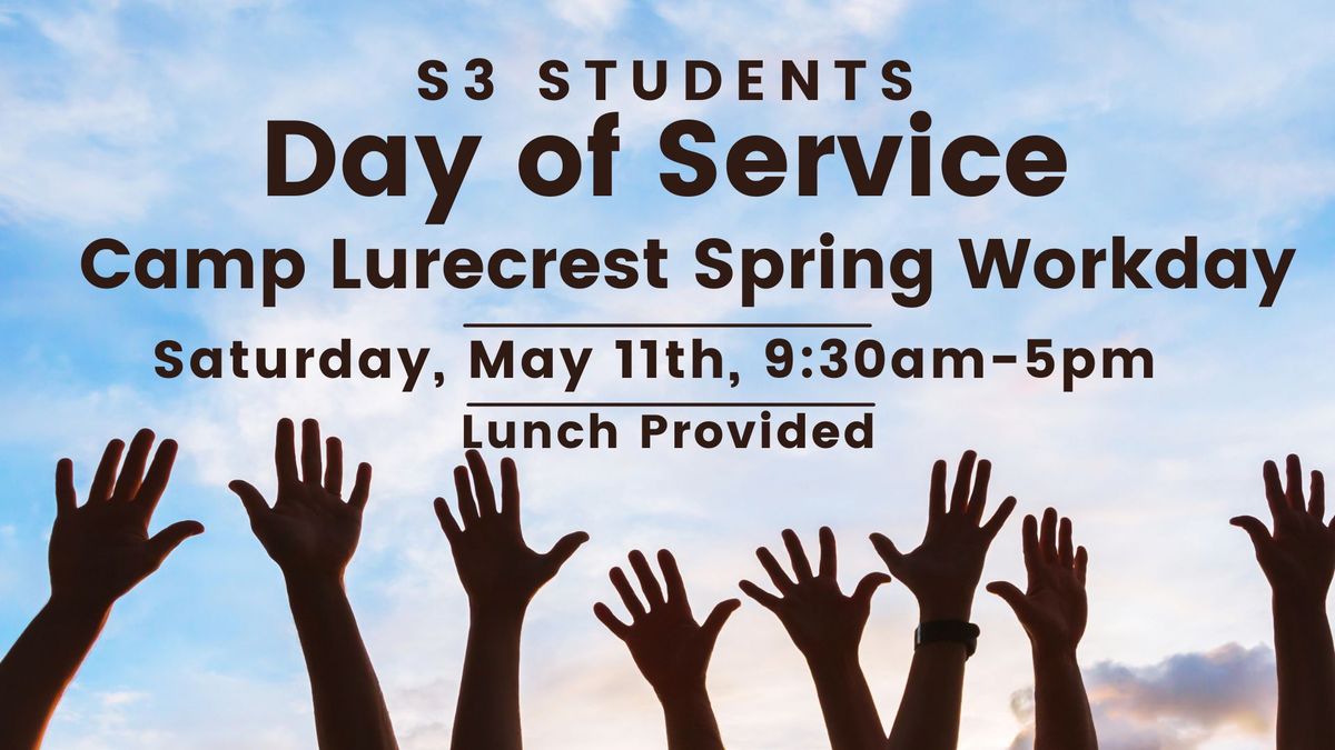 S3 Day of Service at Camp Lurecrest