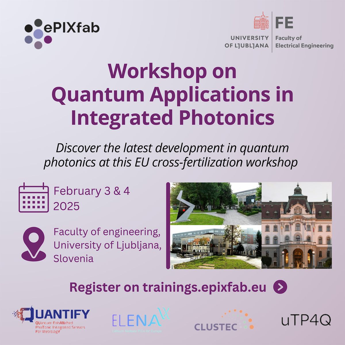 Workshop on Quantum Applications in Integrated Photonics