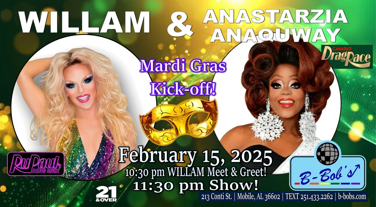 Willam & Anastarzia RPDR Double-Header at B-Bob's