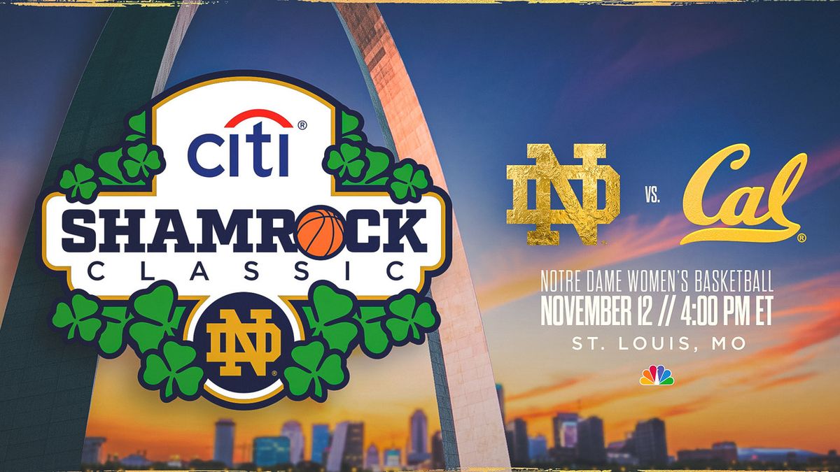 Notre Dame Fighting Irish Women's Basketball vs. California Golden Bears