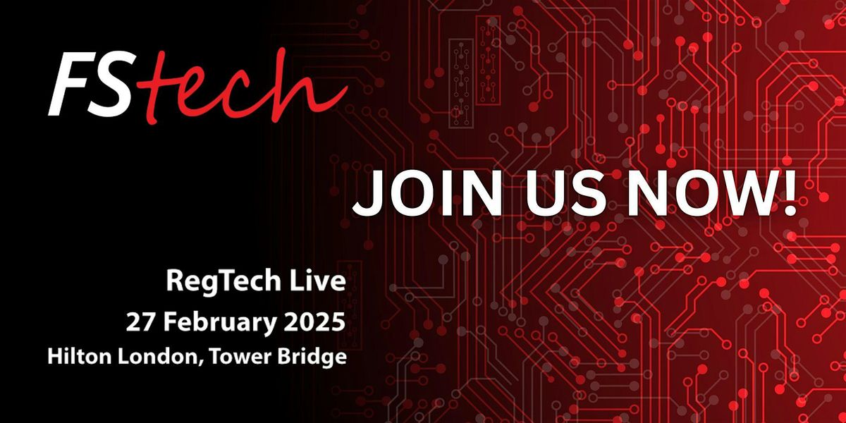 RegTech Live: an FStech Conference