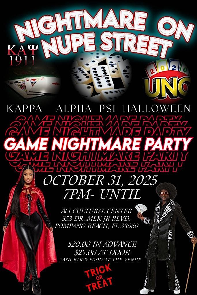 Halloween Game Night Costume Party