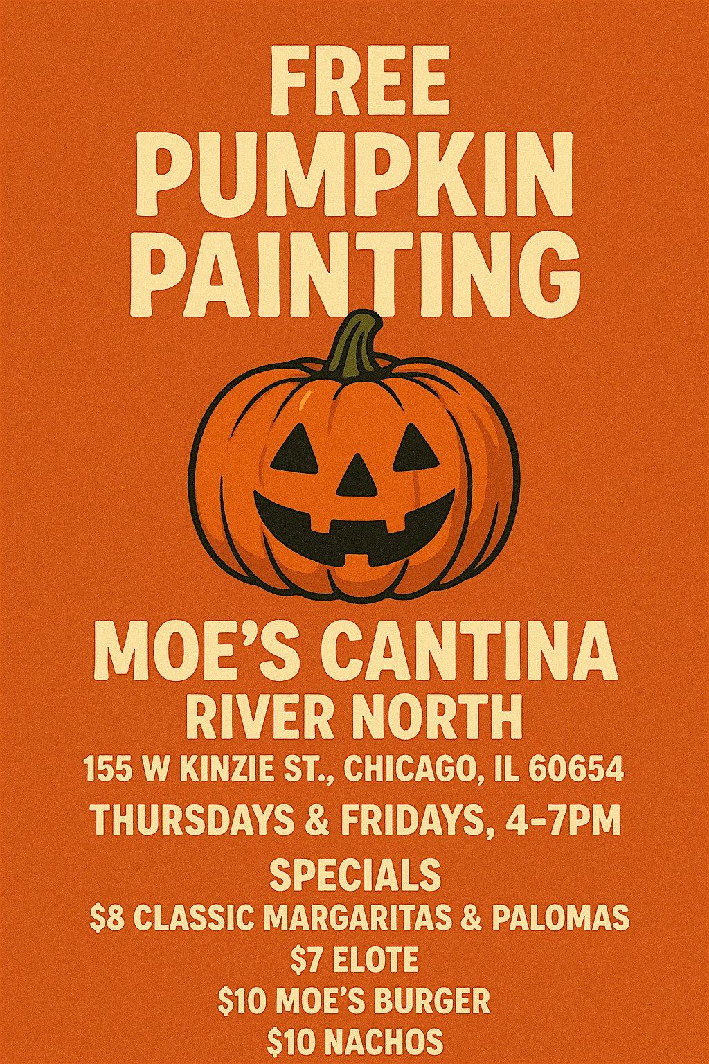 Free Pumpkin Painting!