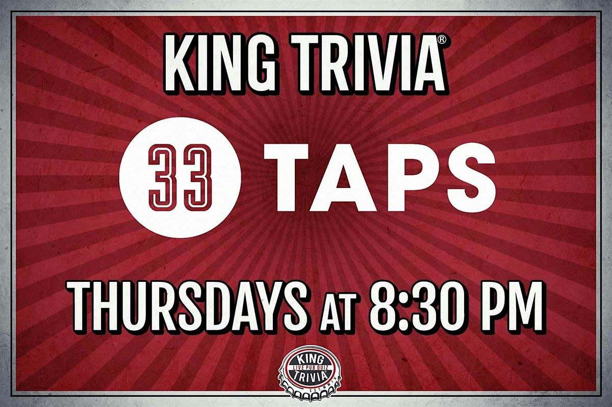 Trivia Night at 33 Taps West Hollywood