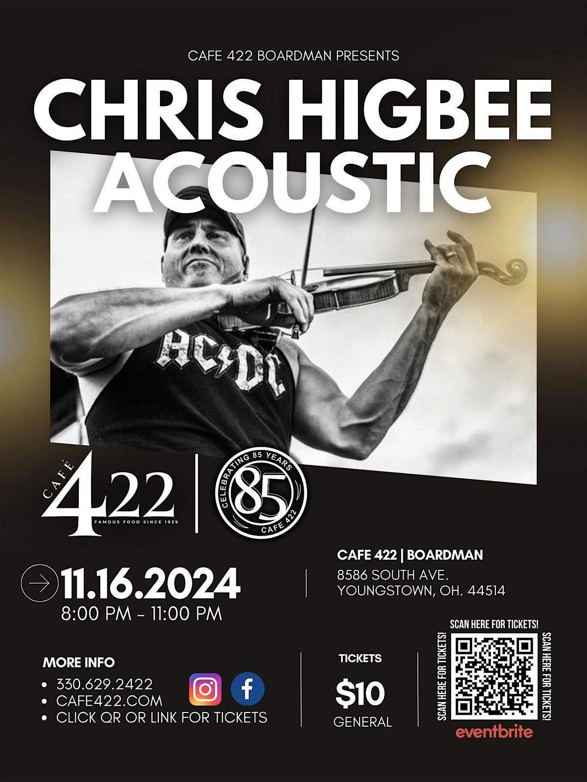 Chris Higbee - Cafe 422 Boardman