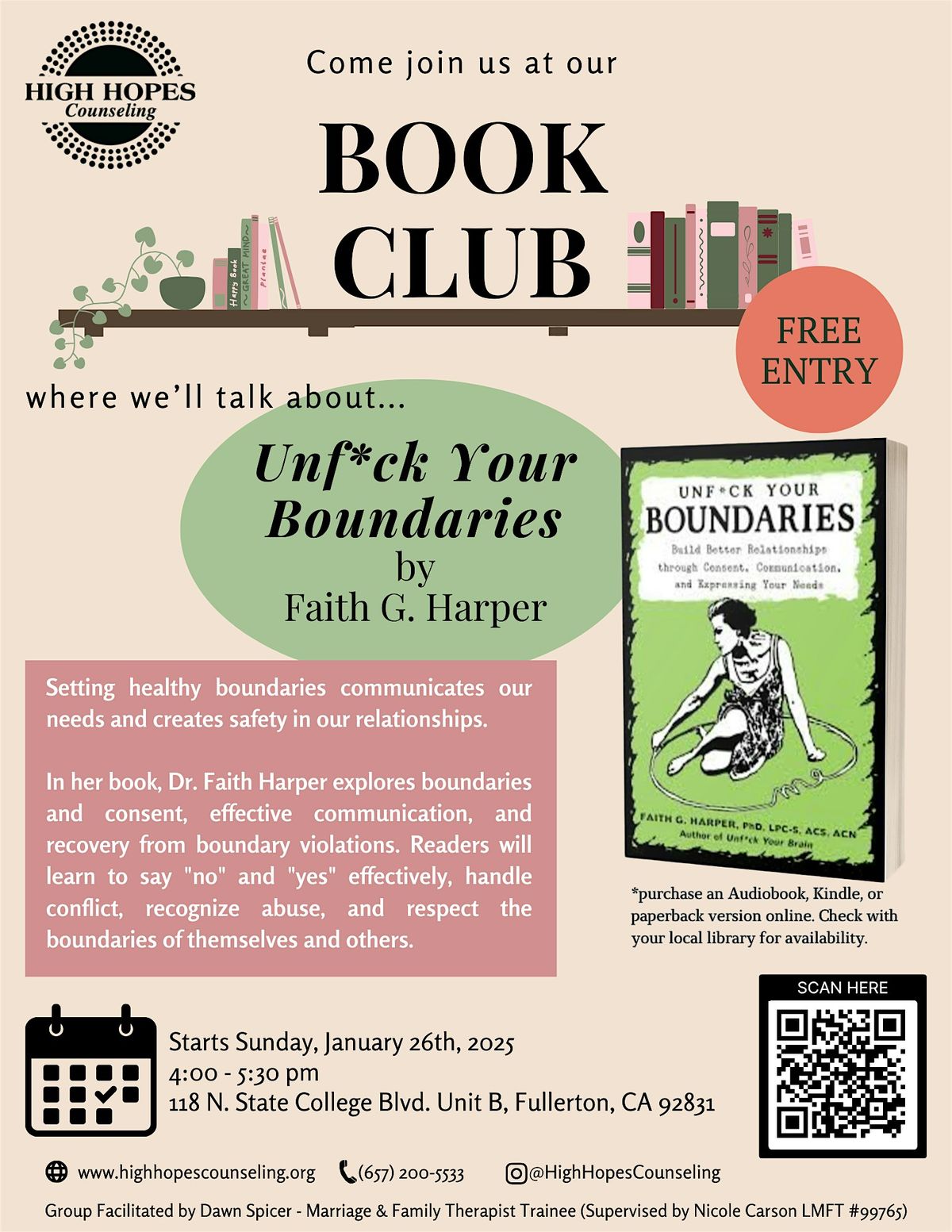 Book Club - "Unf*ck Your Boundaries*