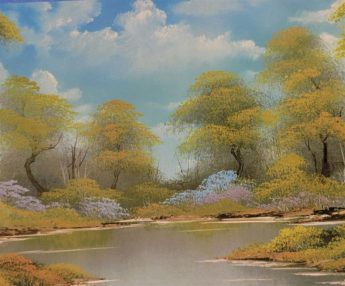 Bob Ross Painting Class!