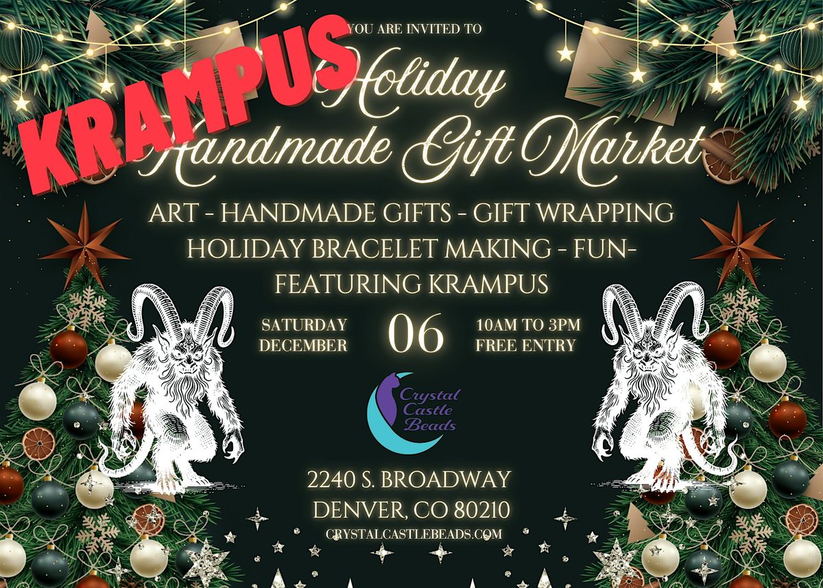 Krampus Holiday Handmade Gift Market