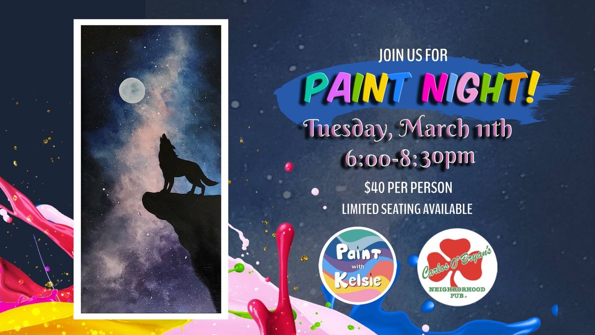 Paint Night At Carlos O'Bryan's Nanaimo