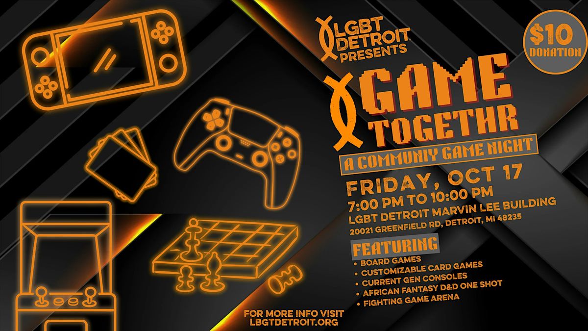 Game Togethr : A Community Game Night