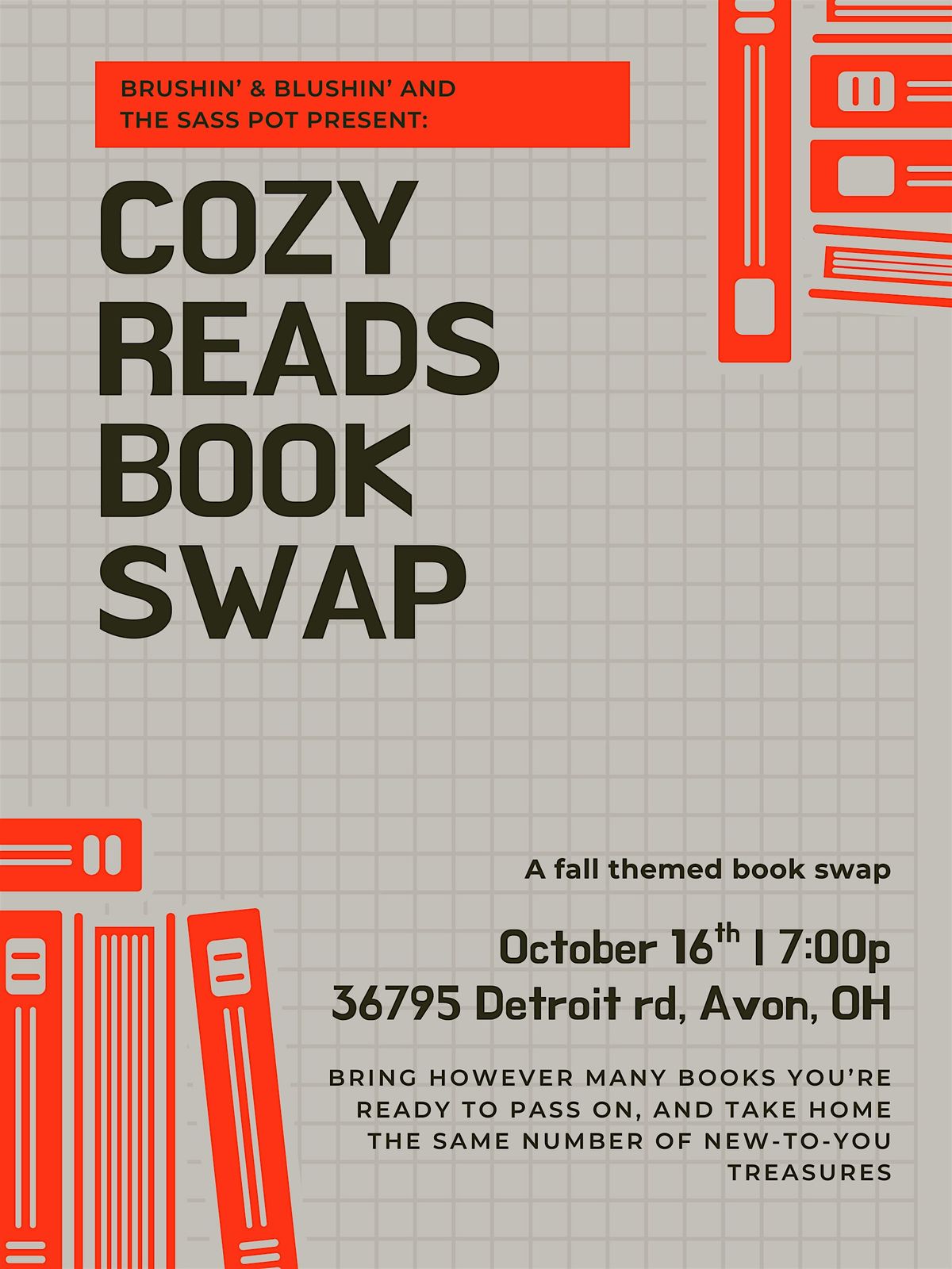 Cozy Reads Book Swap