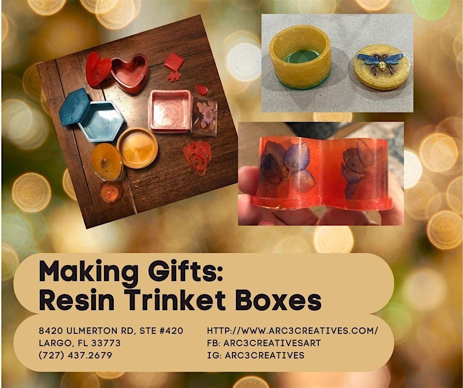 Making Gifts: Resin Trinket Boxes