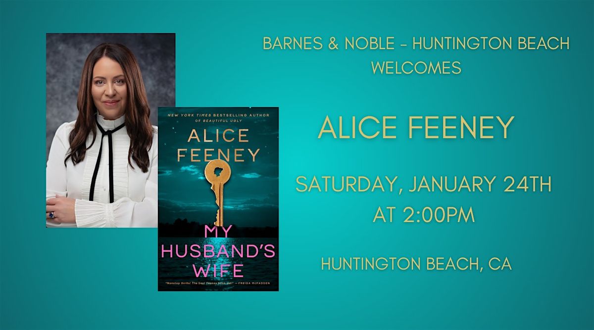 Alice Feeney celebrates MY HUSBAND'S WIFE at Barnes & Noble - HB