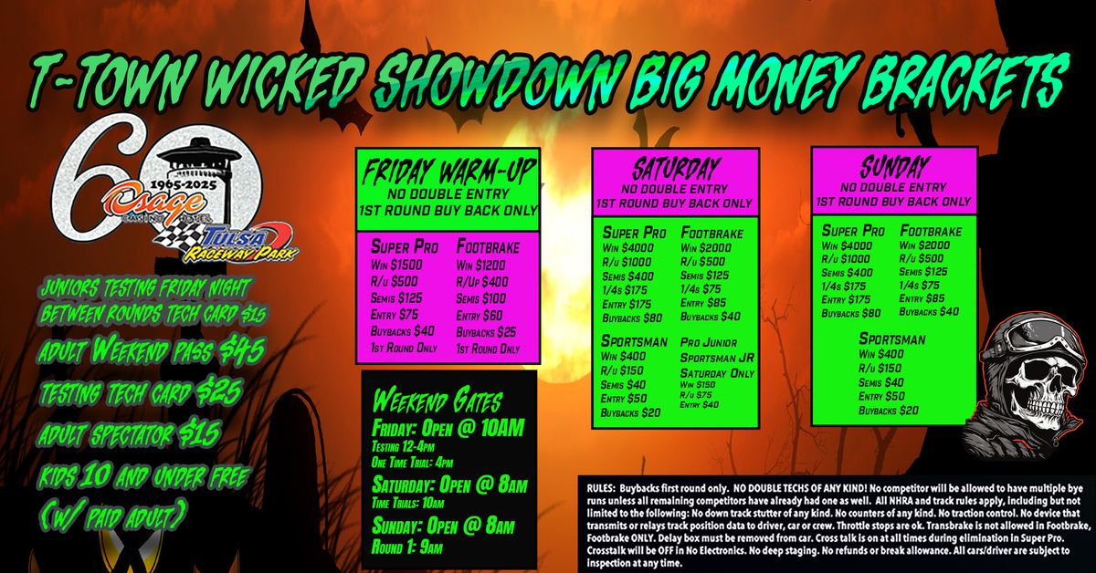 T-Town Wicked Showdown Big Money Bracket Race