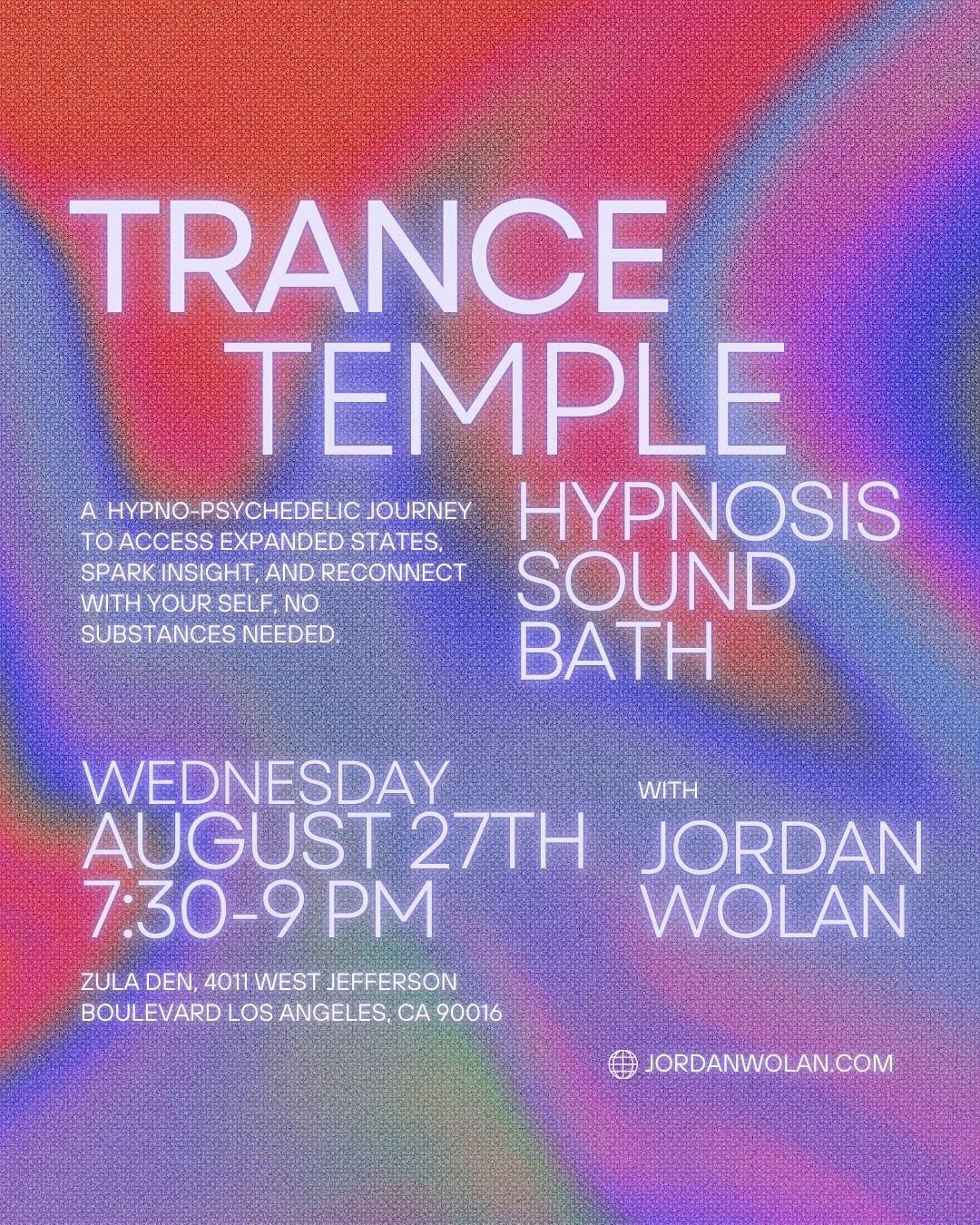 Trance Temple: Hypnosis Sound Bath