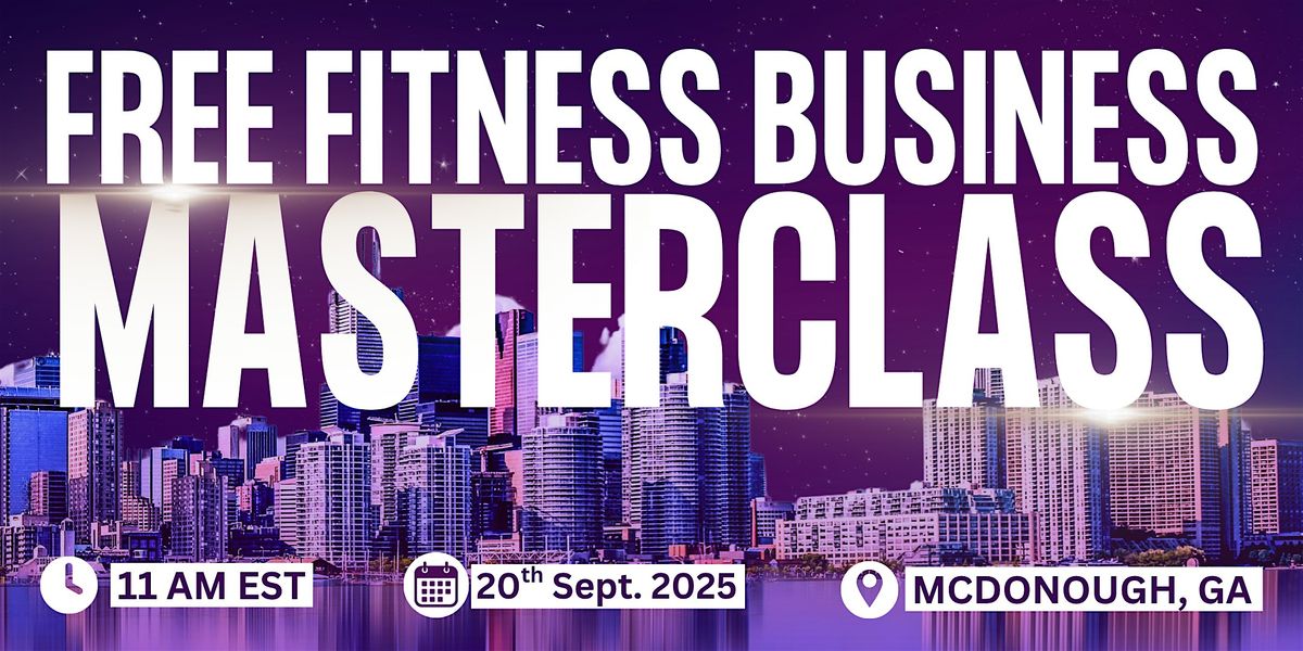 FREE Fitness Business MasterCLass