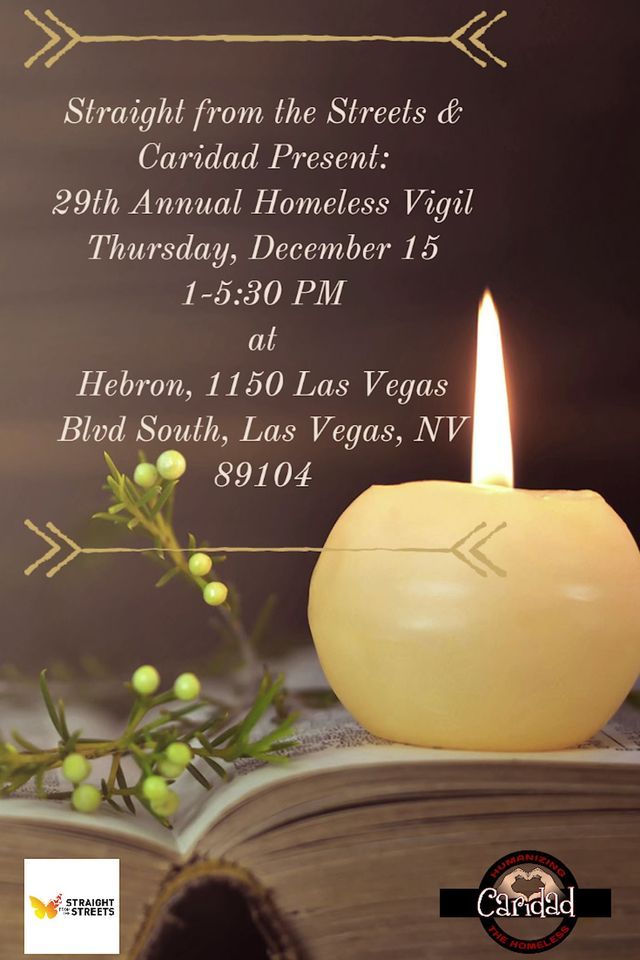 Straight from the Streets & Caridad 29th Annual Homeless Vigil