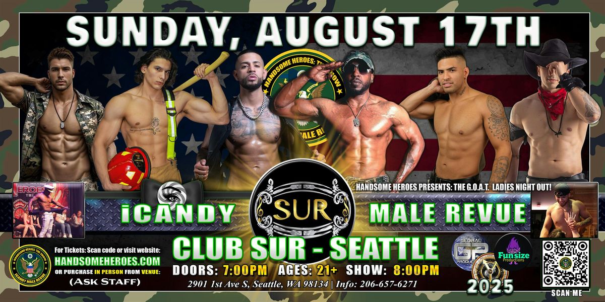 Seattle, WA - iCandy Male Revue @Club Sur
