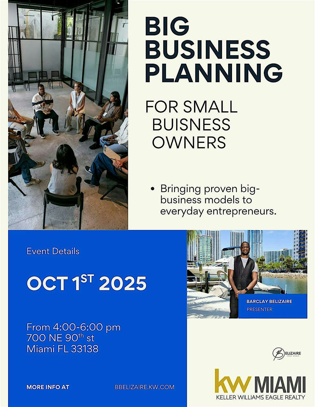 Big Business Planning Clinic for Small Business Owners