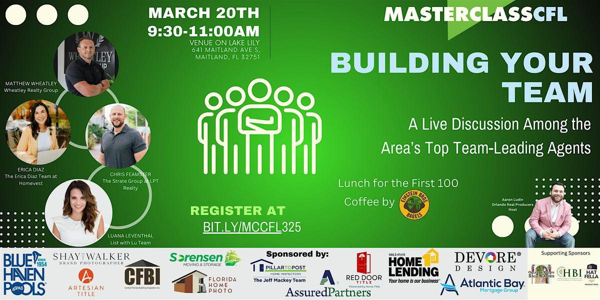 "Building Your Team" MasterclassCFL3.0