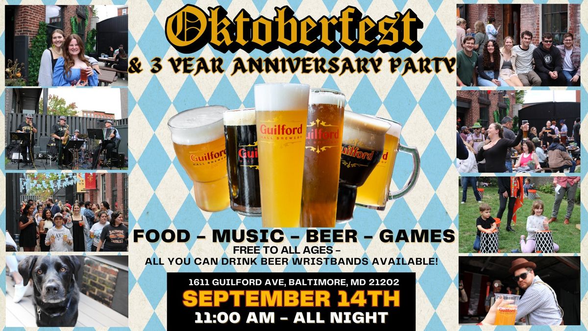 Oktoberfest & 3 Year Anniversary Party 