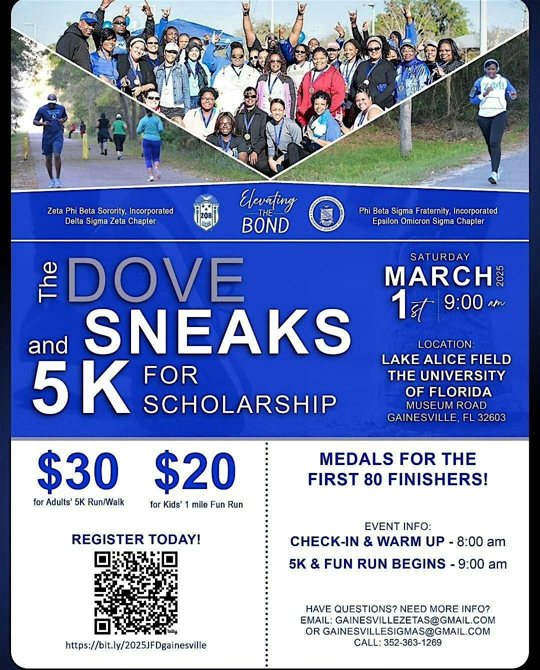 The Doves and Sneaks 5k for Scholarship