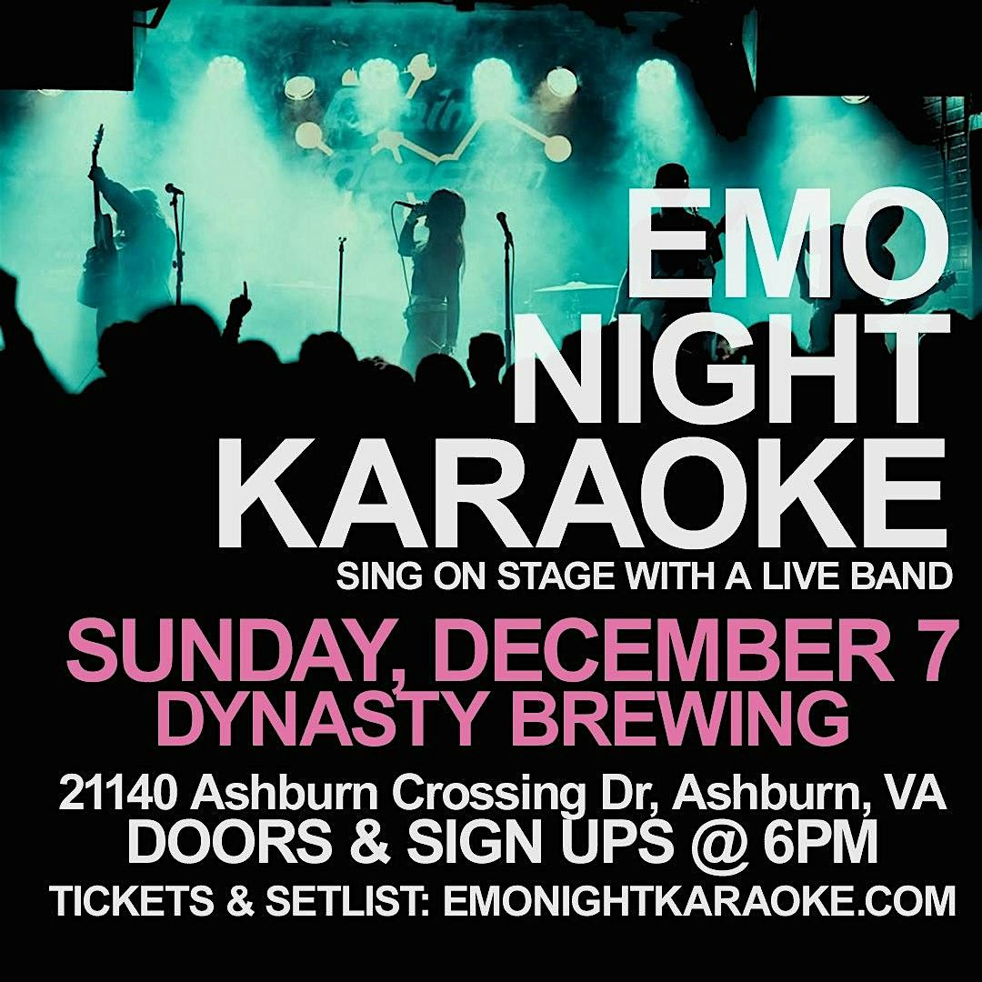 Emo Night Karaoke Ashburn, VA