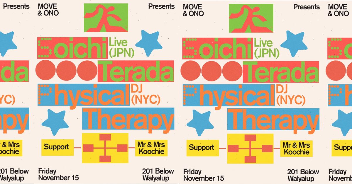 MOVE & ONO Records Presents: Soichi Terada (Live!! JPN) & Physical Therapy (NYC) 