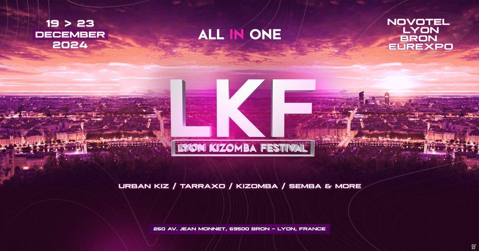 LYON KIZOMBA FESTIVAL - LKF |  ALL IN ONE HOTEL