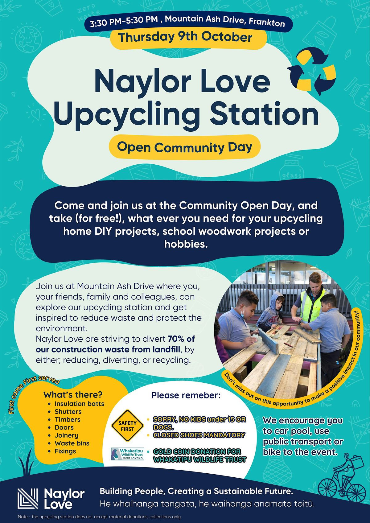 Naylor Love Upcycling Station - Community Open Day