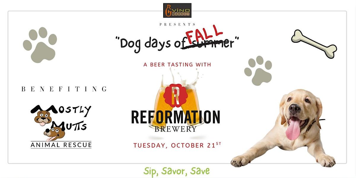 Dog days of Fall Beer Tasting