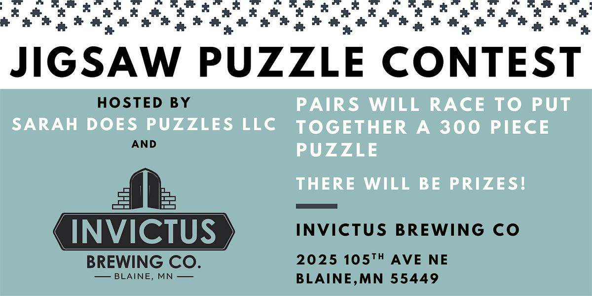 Pairs Jigsaw Puzzle Contest at Invictus Brewing Co - August 2025