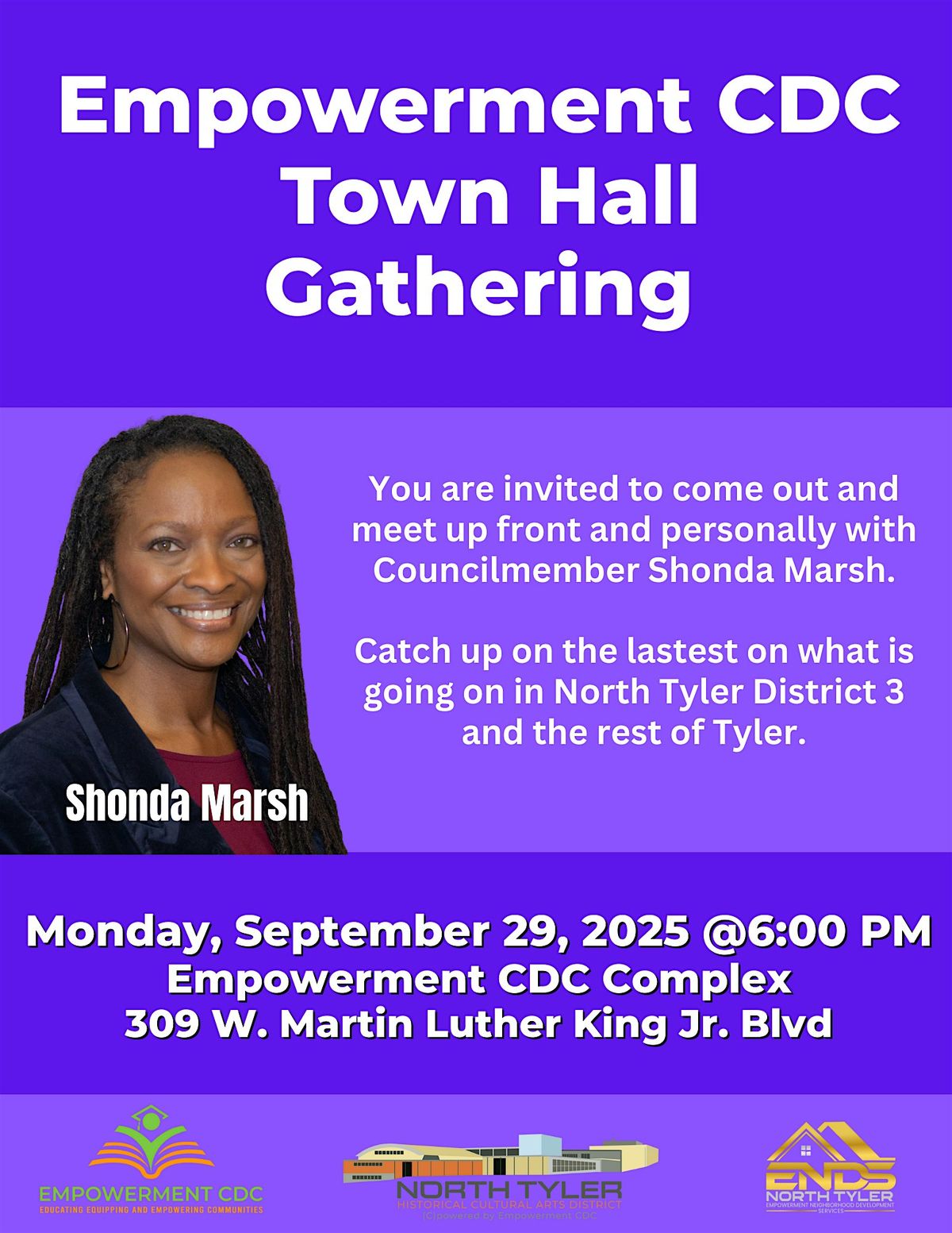 Empowerment CDC Town Hall With Shonda Marsh
