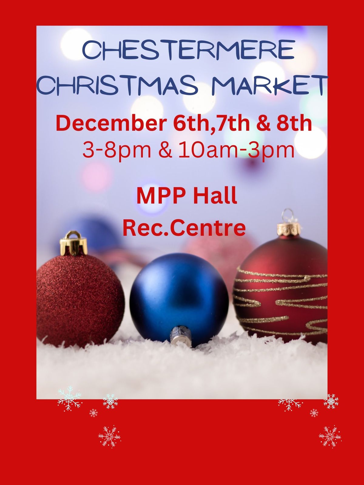 Chestermere Christmas Market