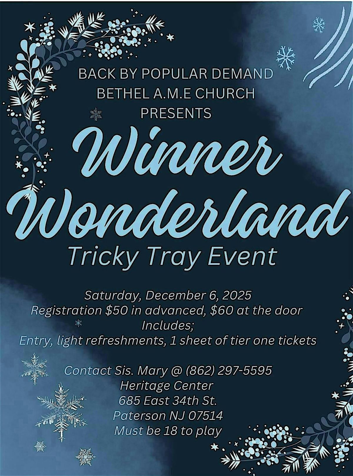 Bethel A.M.E Church Presents Winner Wonderland