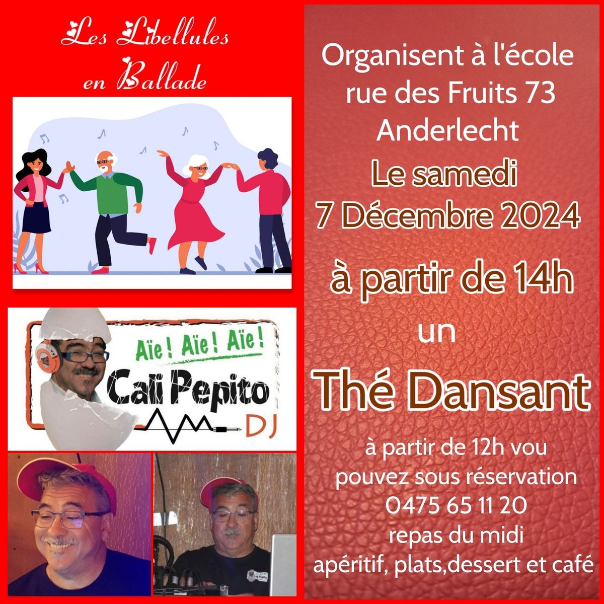 Th\u00e9 Dansant de Saint Nicolas au Libellule en Ballade 