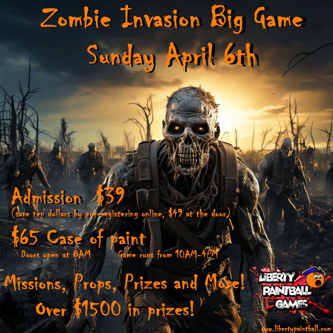 Liberty Paintball's Zombie Invasion Big Game