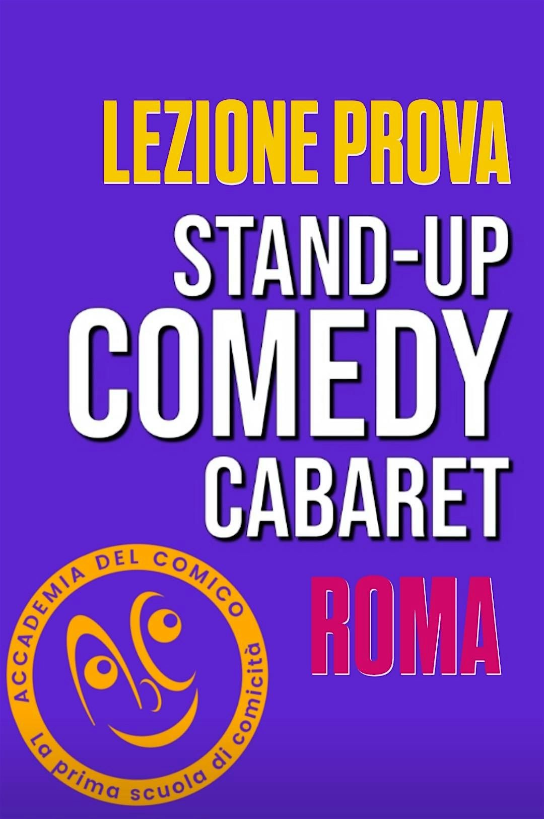 LEZIONE PROVA Stand up comedy Cabaret ROMA
