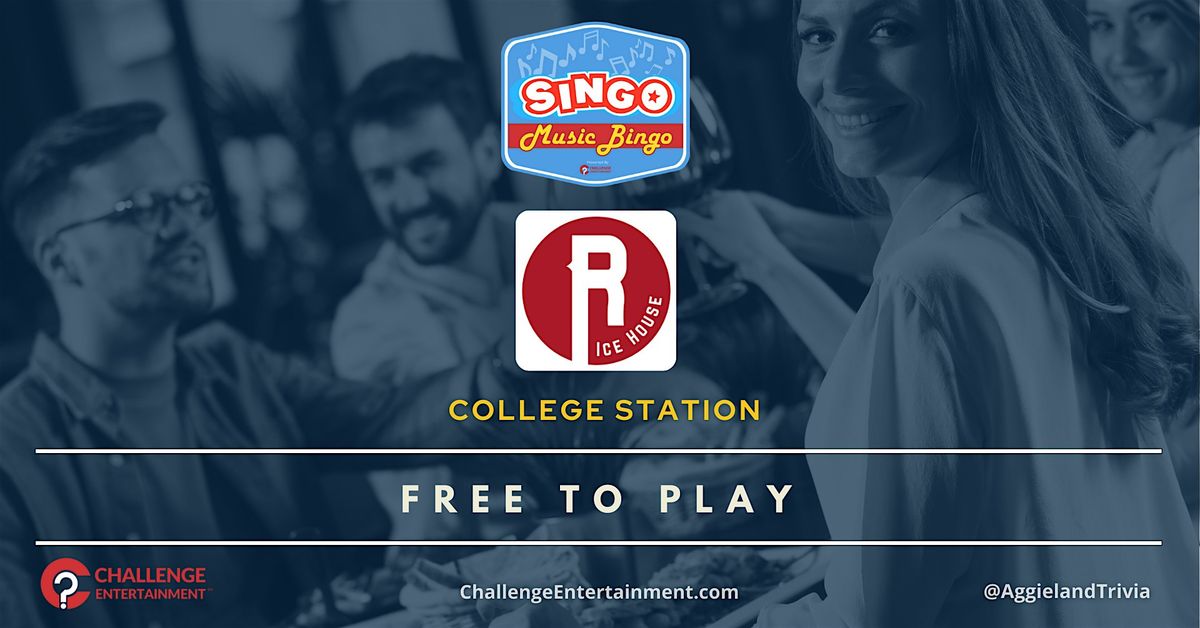 Weekly Live SINGO Bingo Nights at Red's Icehouse