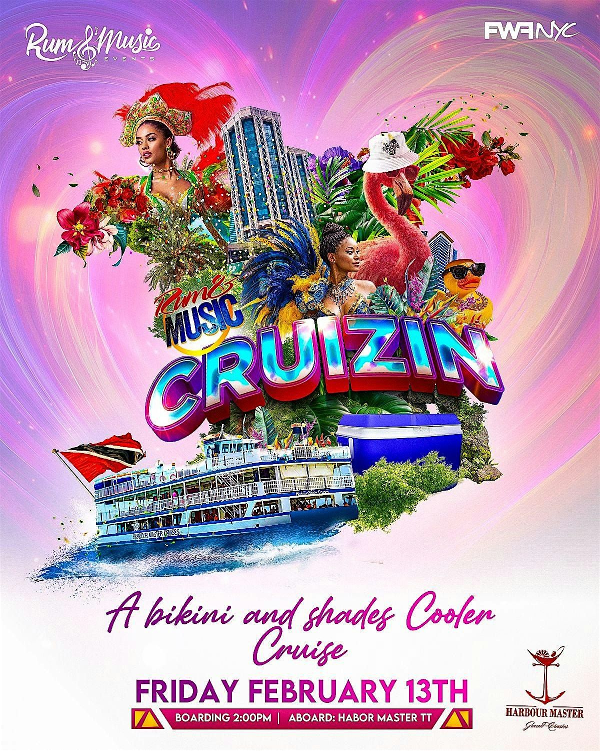 Trinidad Carnival Rum and Music | CRUIZIN Cooler Cruise