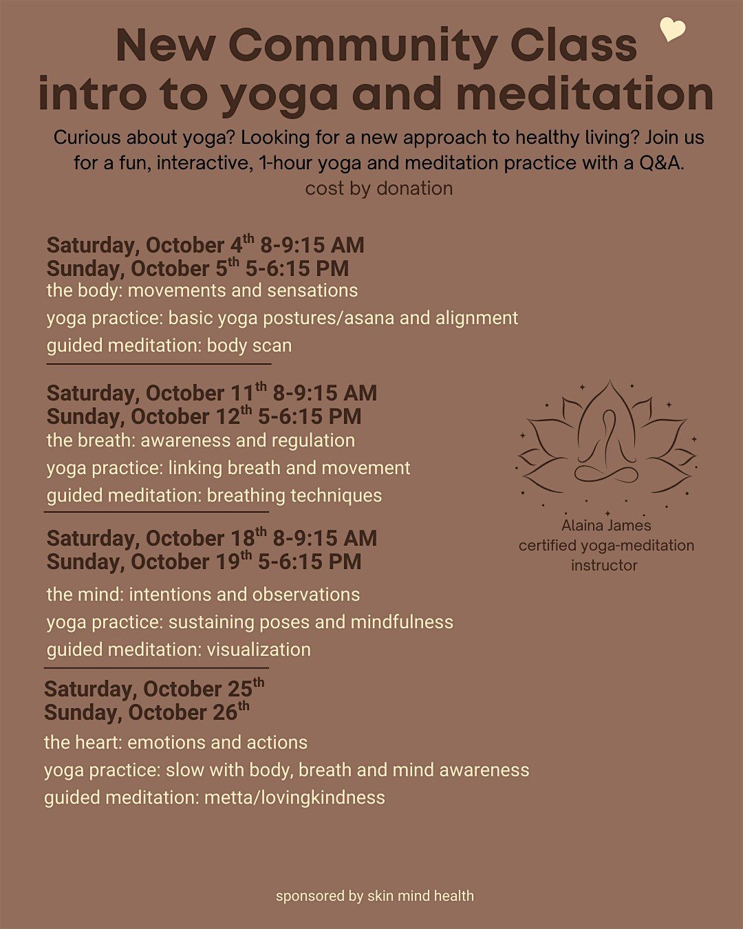 intro to yoga and meditation