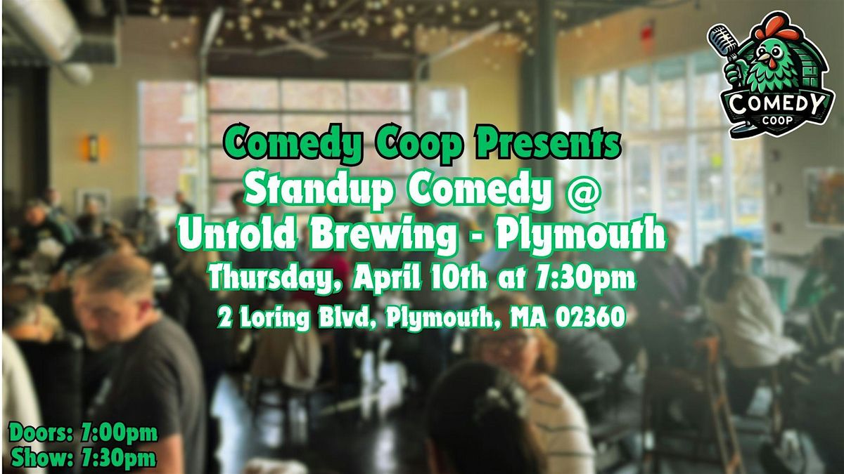 Comedy Coop Presents: Stand Up Comedy @ Untold Brewing