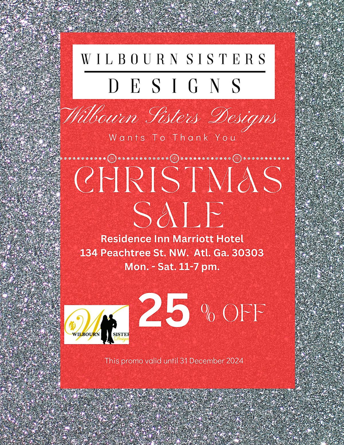 Come Celebrate Christmas with Wilbourn Sisters Designs for The Holidays!