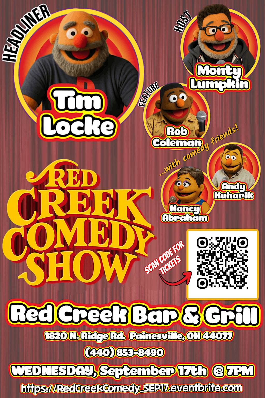 Comedy Night at Red Creek Bar and Grill