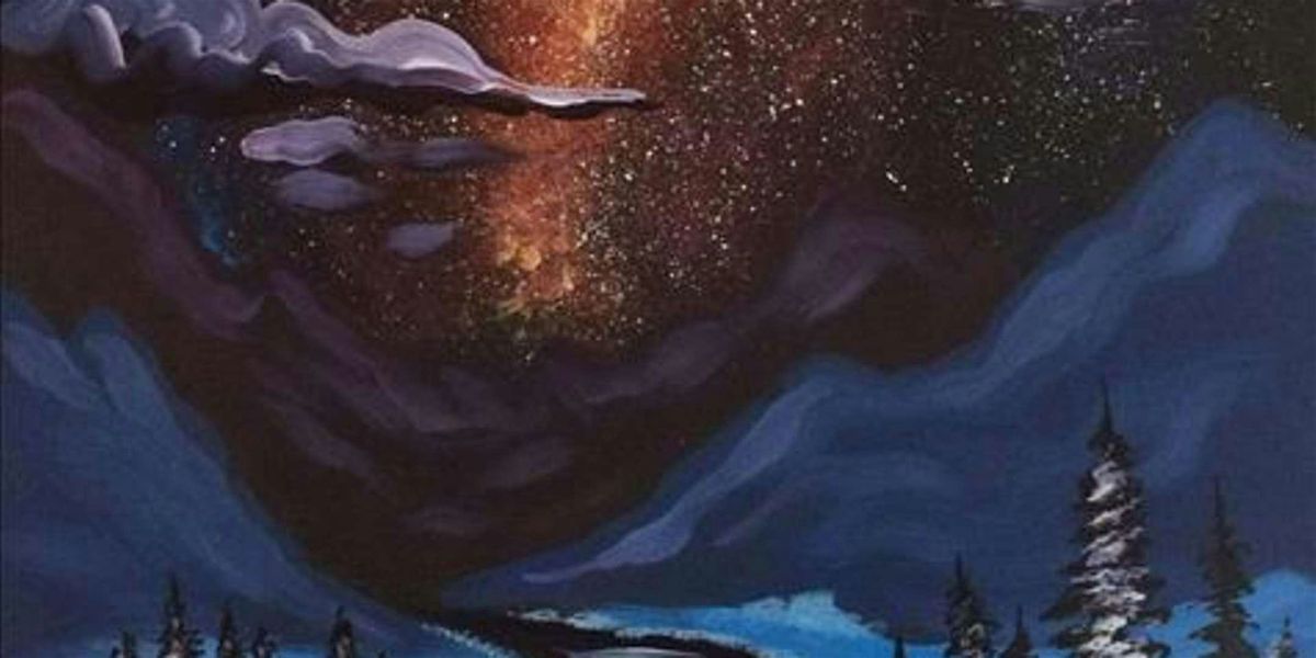 Winter Majestic Night - Paint and Sip by Classpop!\u2122