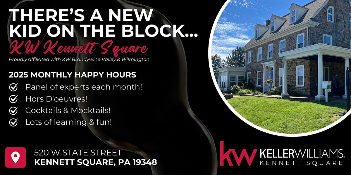 KW Kennett Square Monthly Happy Hour