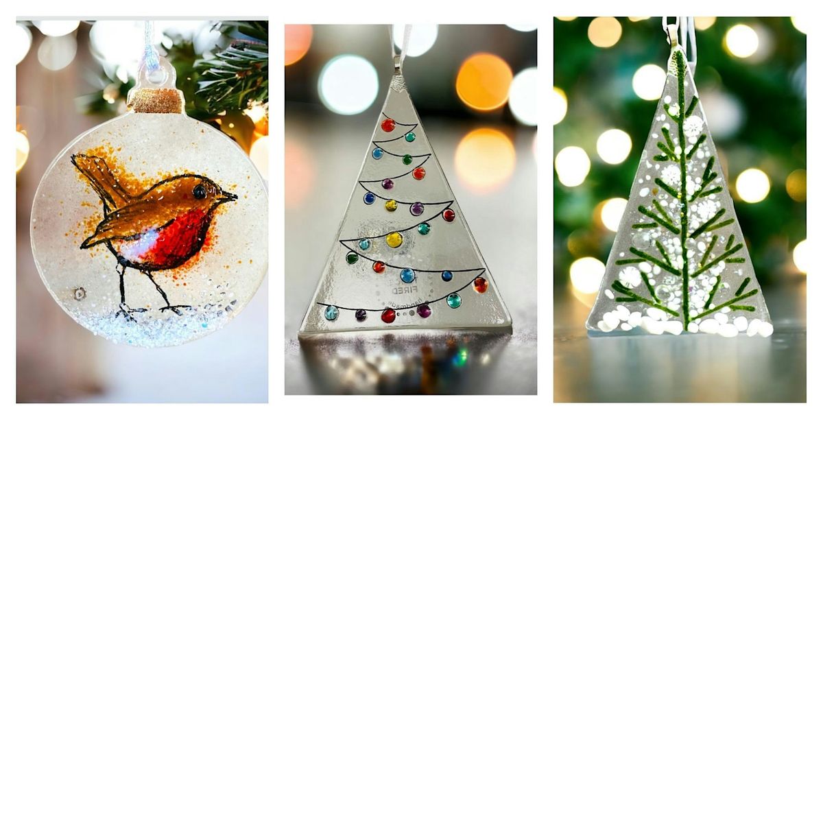 Christmas decoration workshop Wednesday 19th Nov 11-1pm